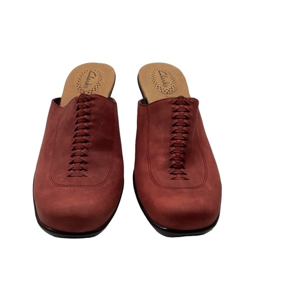 Clarks Shoes - Clark’s Women’s Cinnamon Color Suede Mule.  Size 8.5